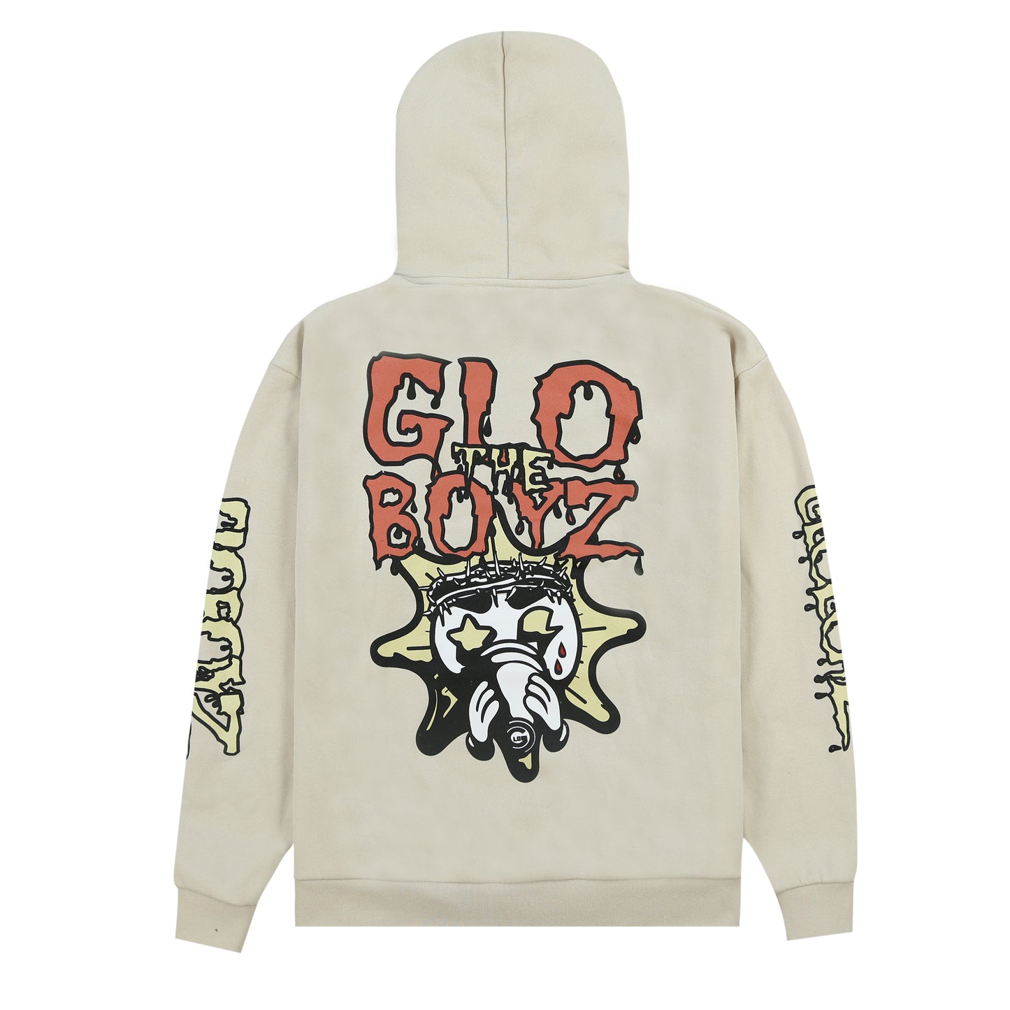Glo Bat Mummy Hoodie (Ivory)