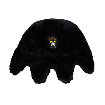 Furry Glo Sun Bucket Hat (Black)