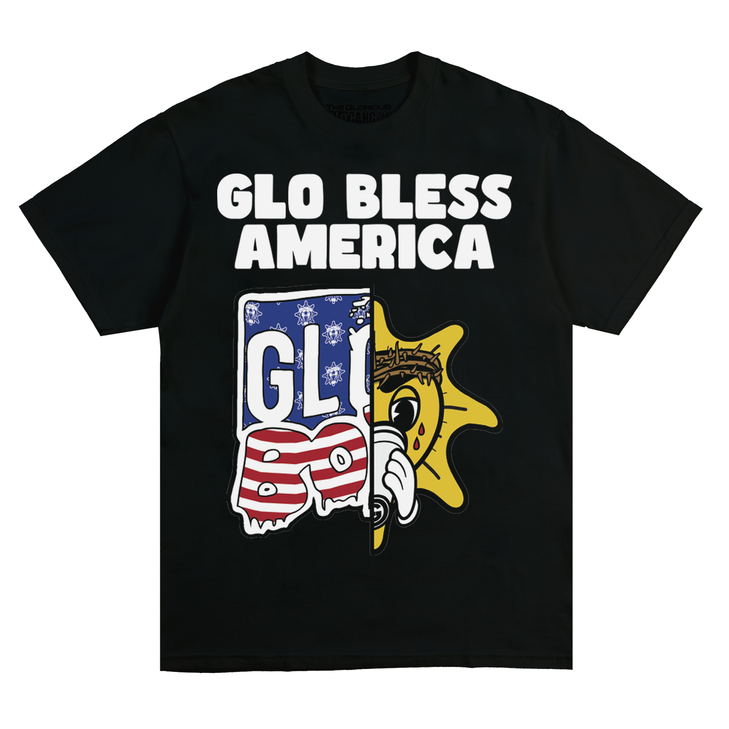 Glo Bless America Tee (Black)
