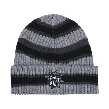 Glo Stripe Beanie (Black/Grey)