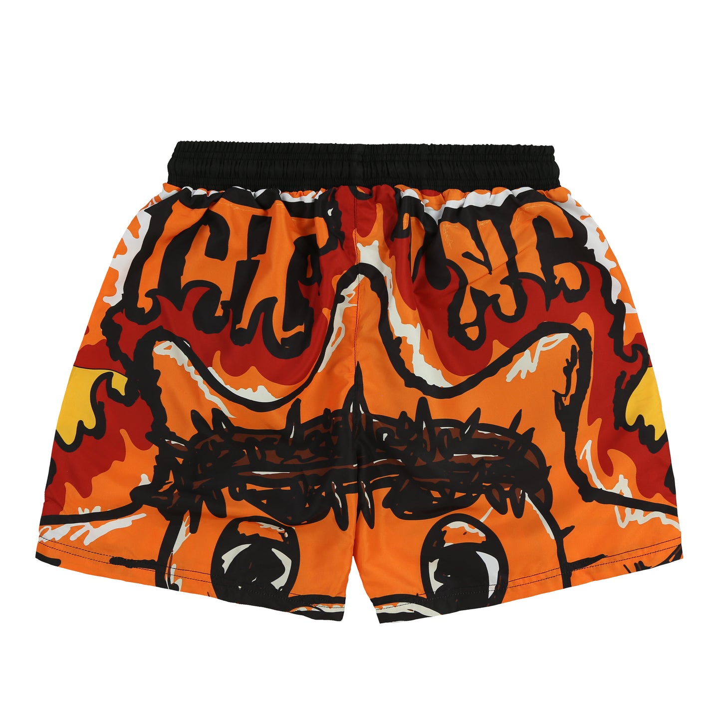 Almighty Sun Flames Trunks (Black)