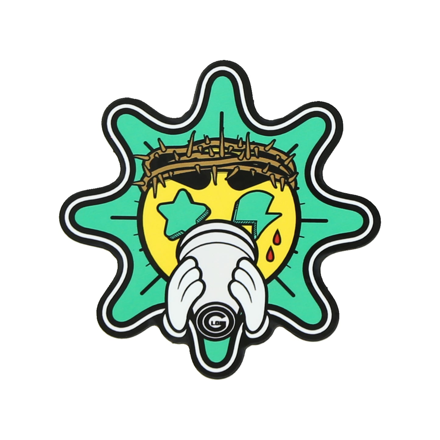Glo Man and Font Sticker Pack