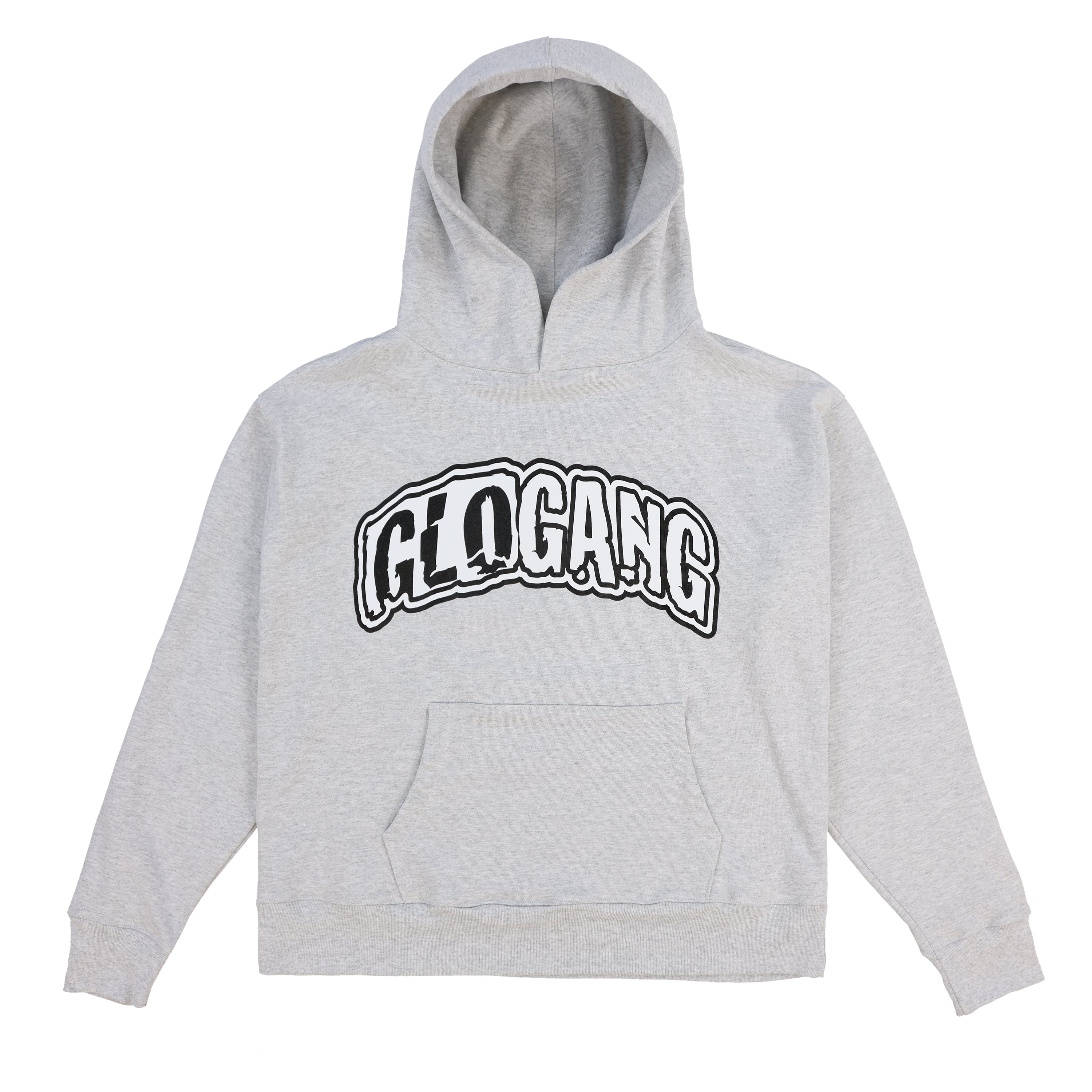 glo gang gear Almighty Glo Hoodie (Heather Grey)