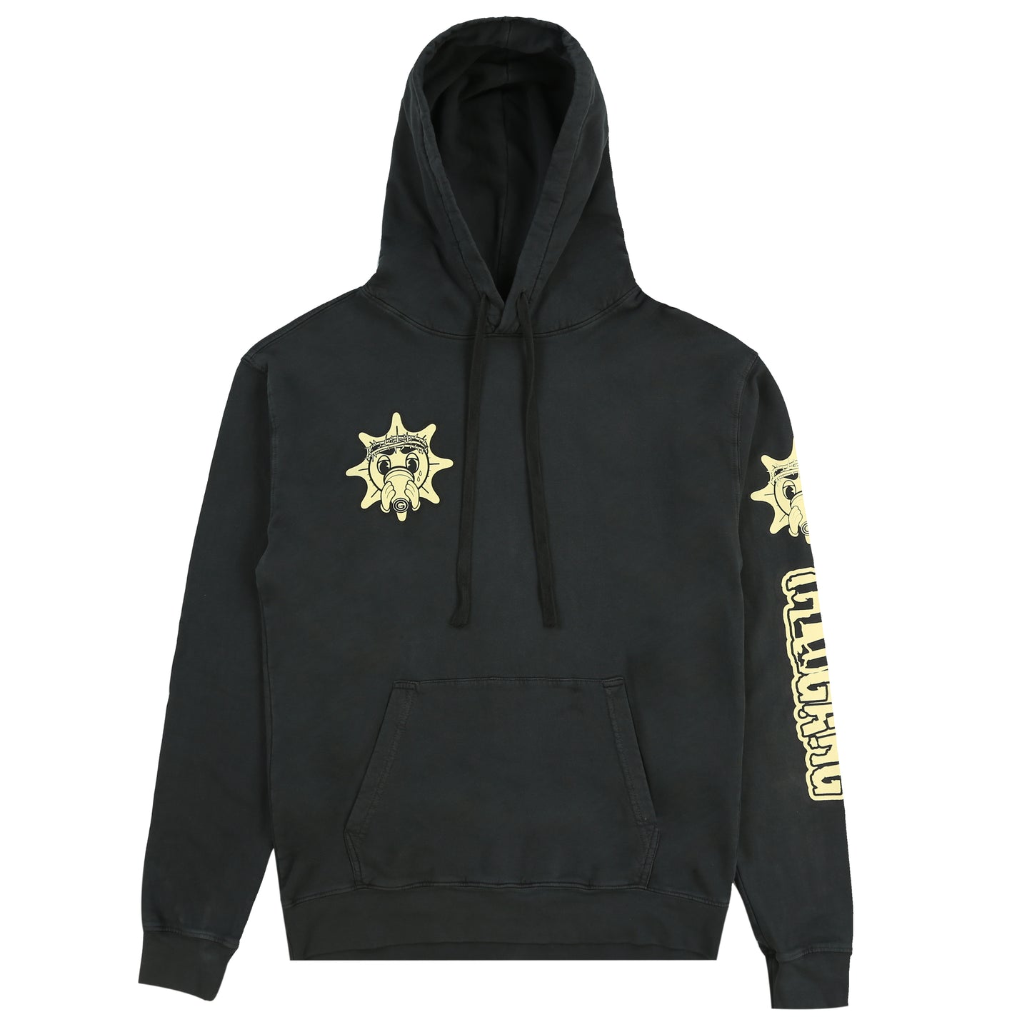 Left Sun Hoodie (Washed Black)