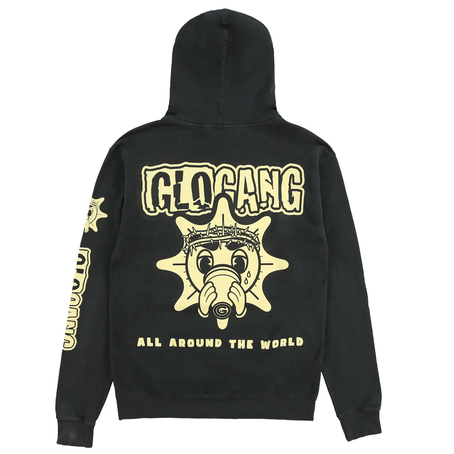 Left Sun Hoodie (Washed Black)
