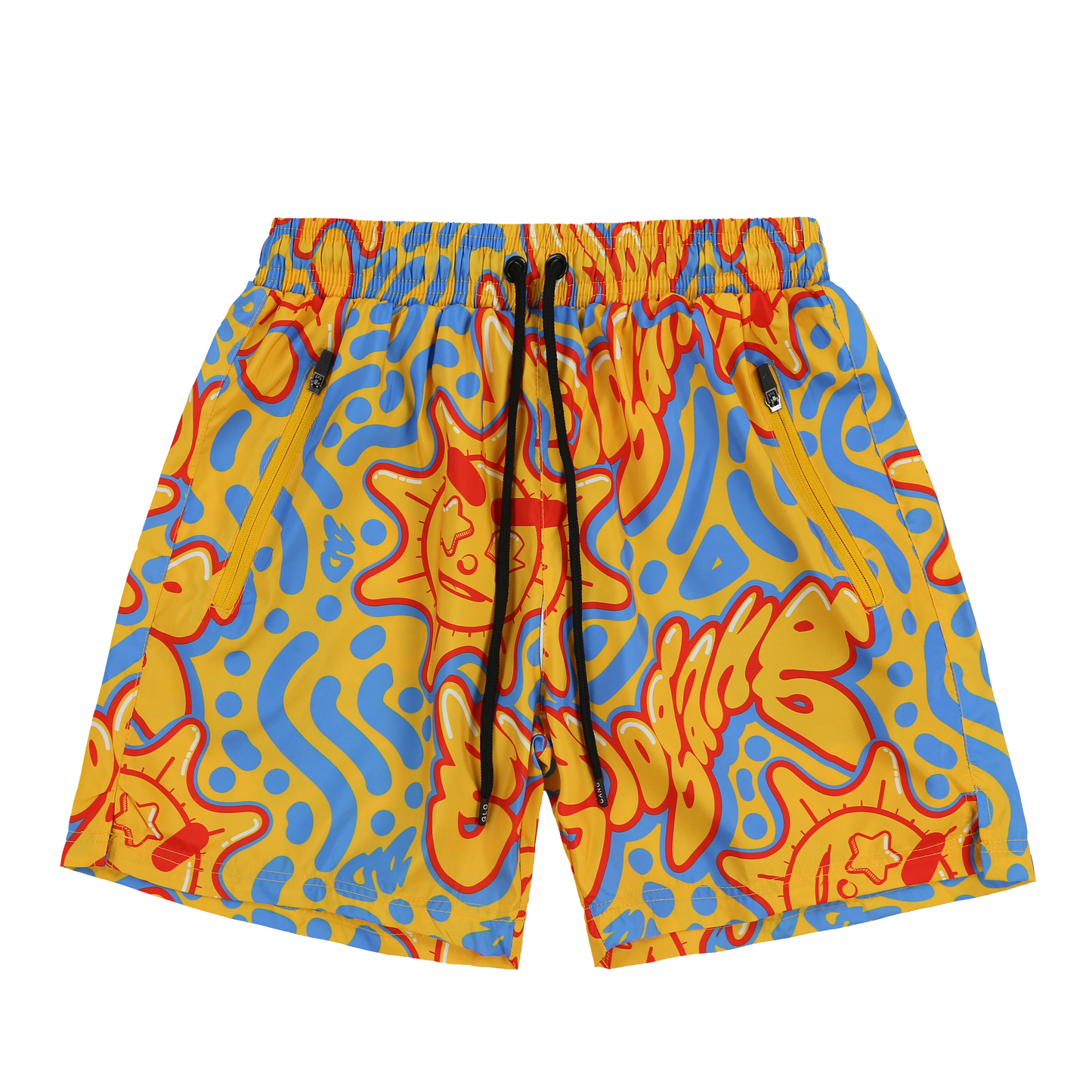 Glo Sun Logo Trunks (Psychedelic Blue/Orange)