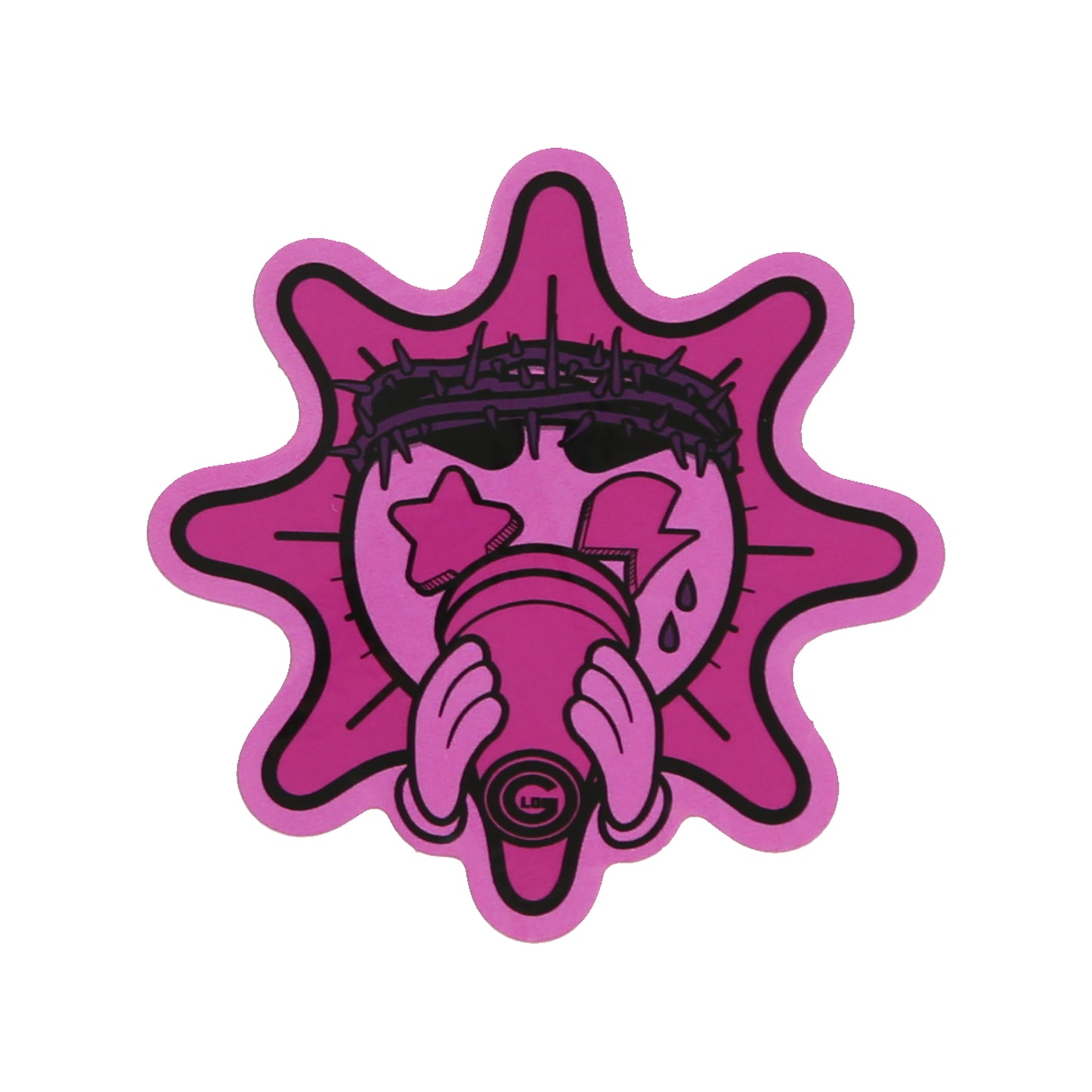 Glo Man and Font Sticker Pack