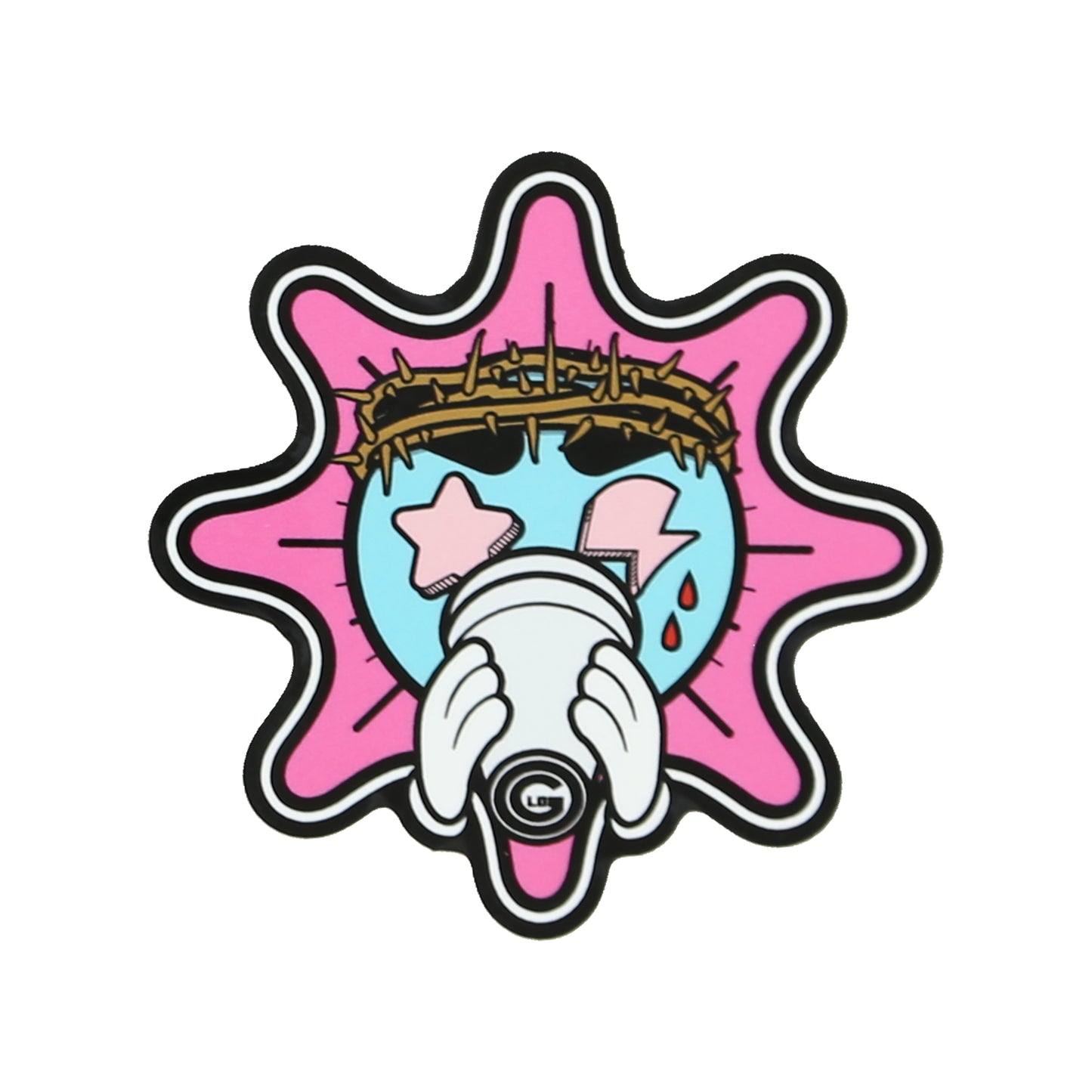 Glo Man and Font Sticker Pack