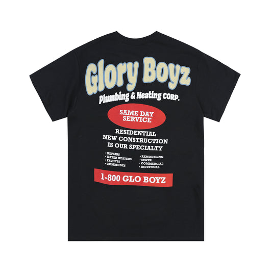 Glory Boyz Plumbing Co Tee (Black)