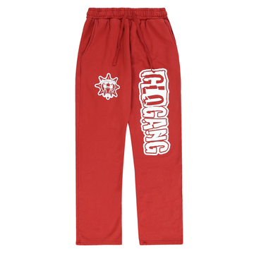 Glo Sun Font Sweatpants (Red)