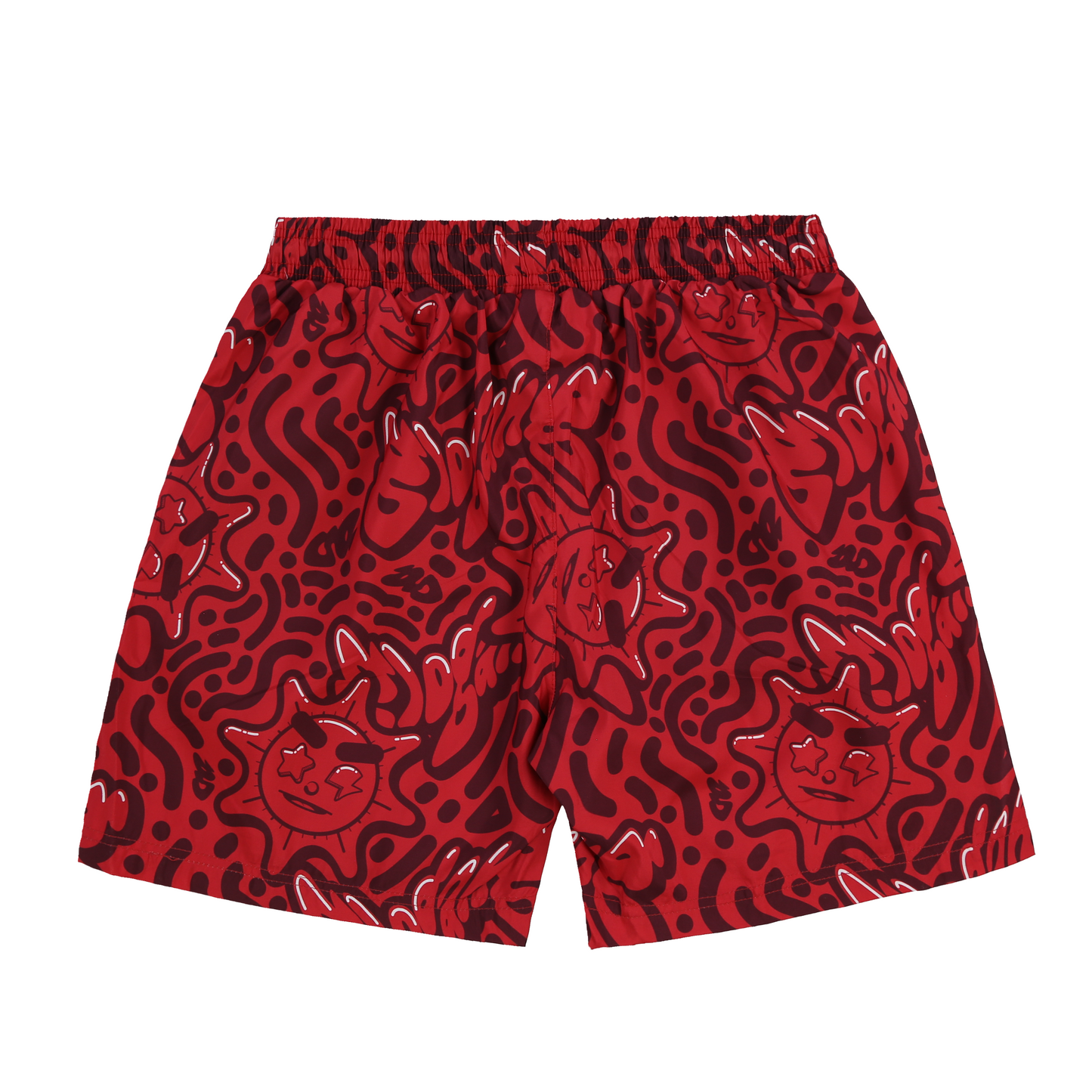 Glo Sun Logo Trunks (Psychedelic Red)