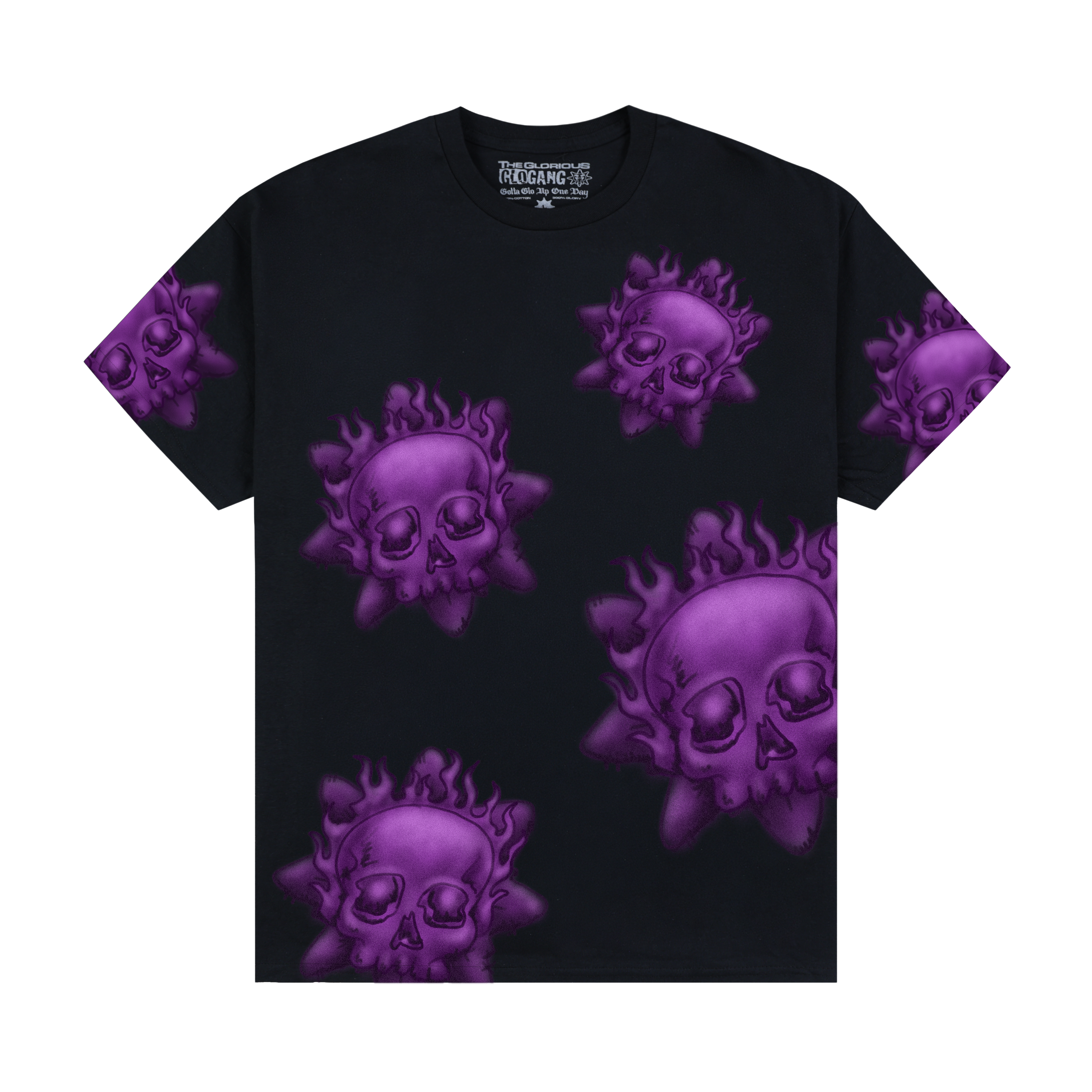 Skeletor Skull Tee (Purple/Black)
