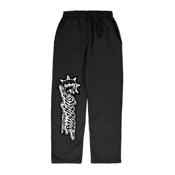 Glo Records Straight Leg Sweatpants (Black)