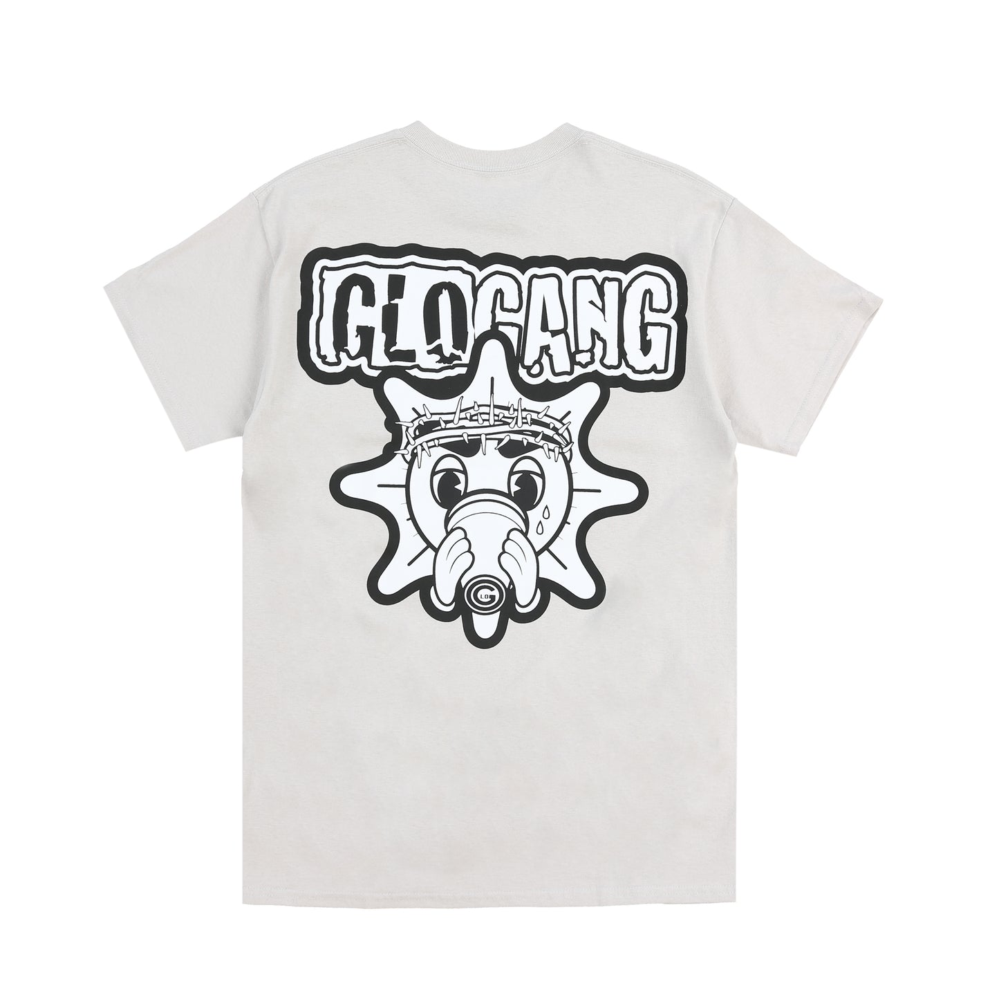 Glo Sun Font Logo Shirt (Ice Grey)
