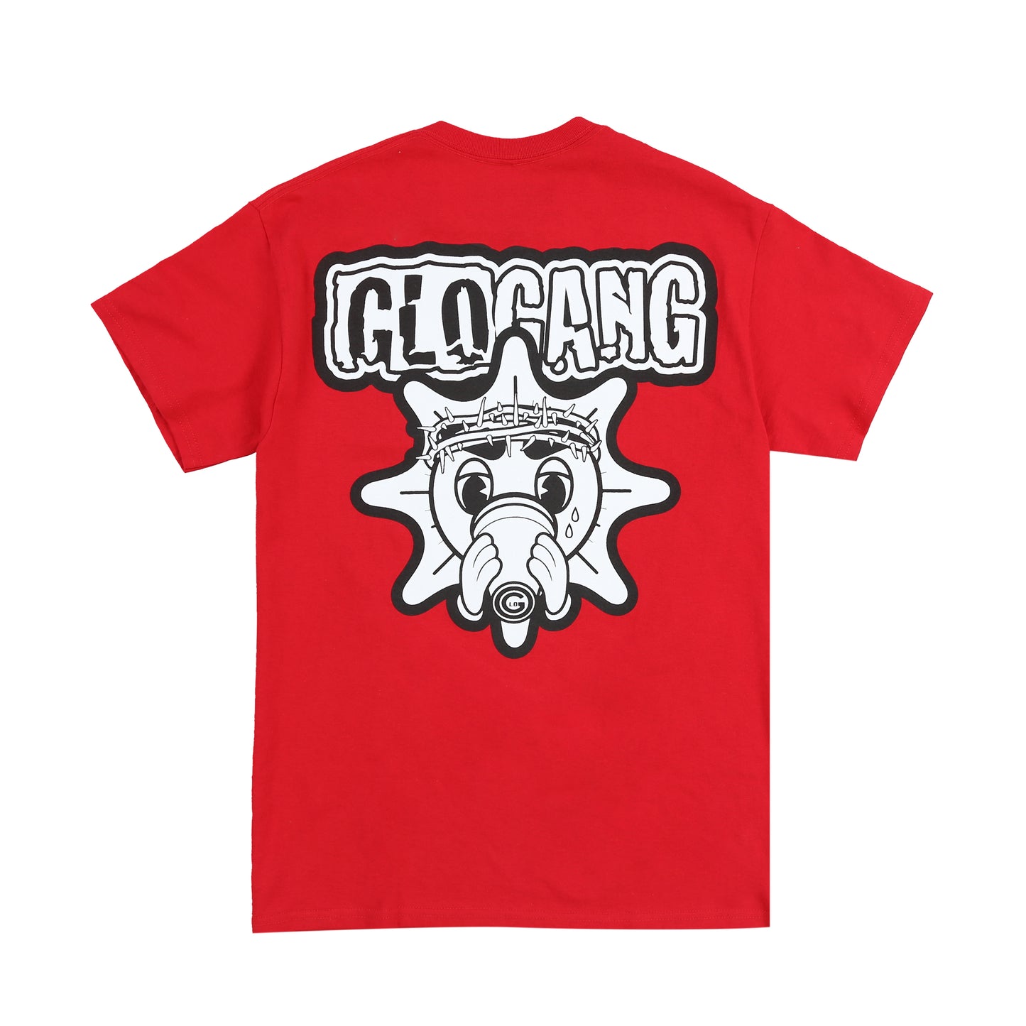 Glo Sun Font Logo Shirt (Cherry Red)