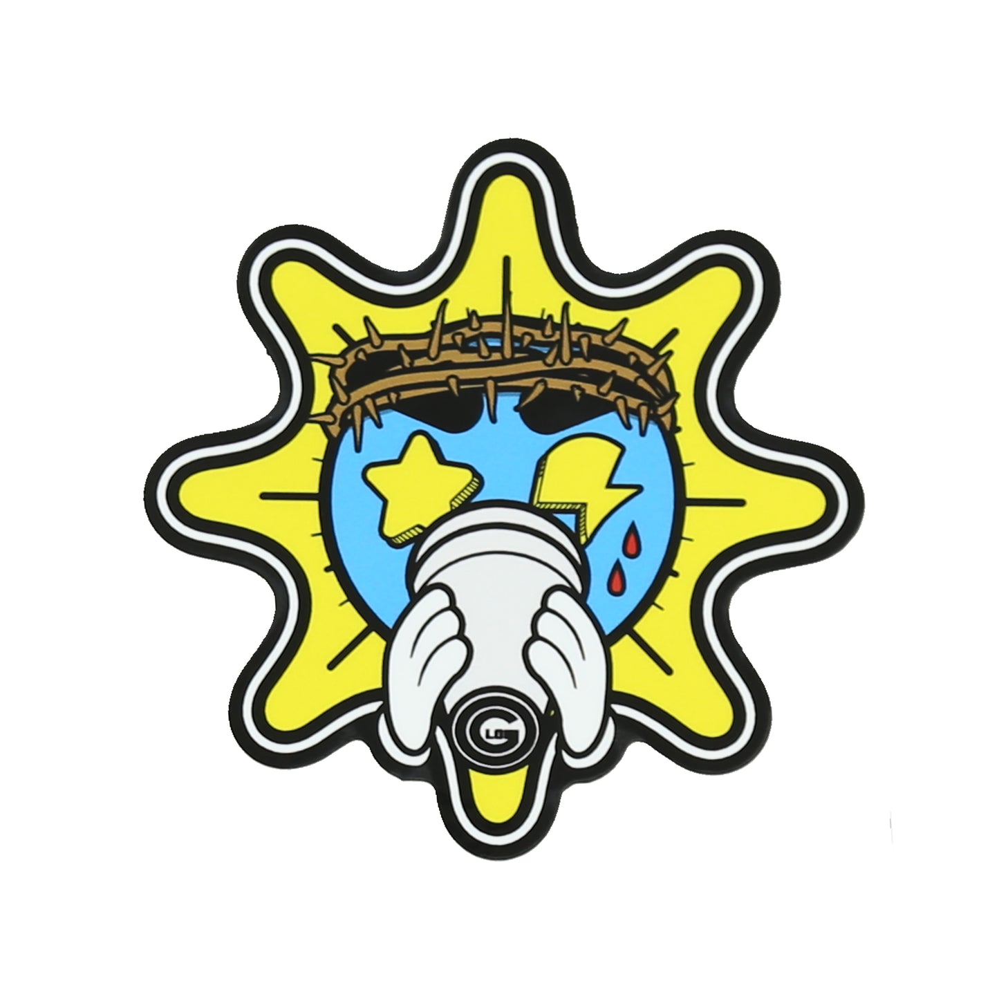Glo Man and Font Sticker Pack