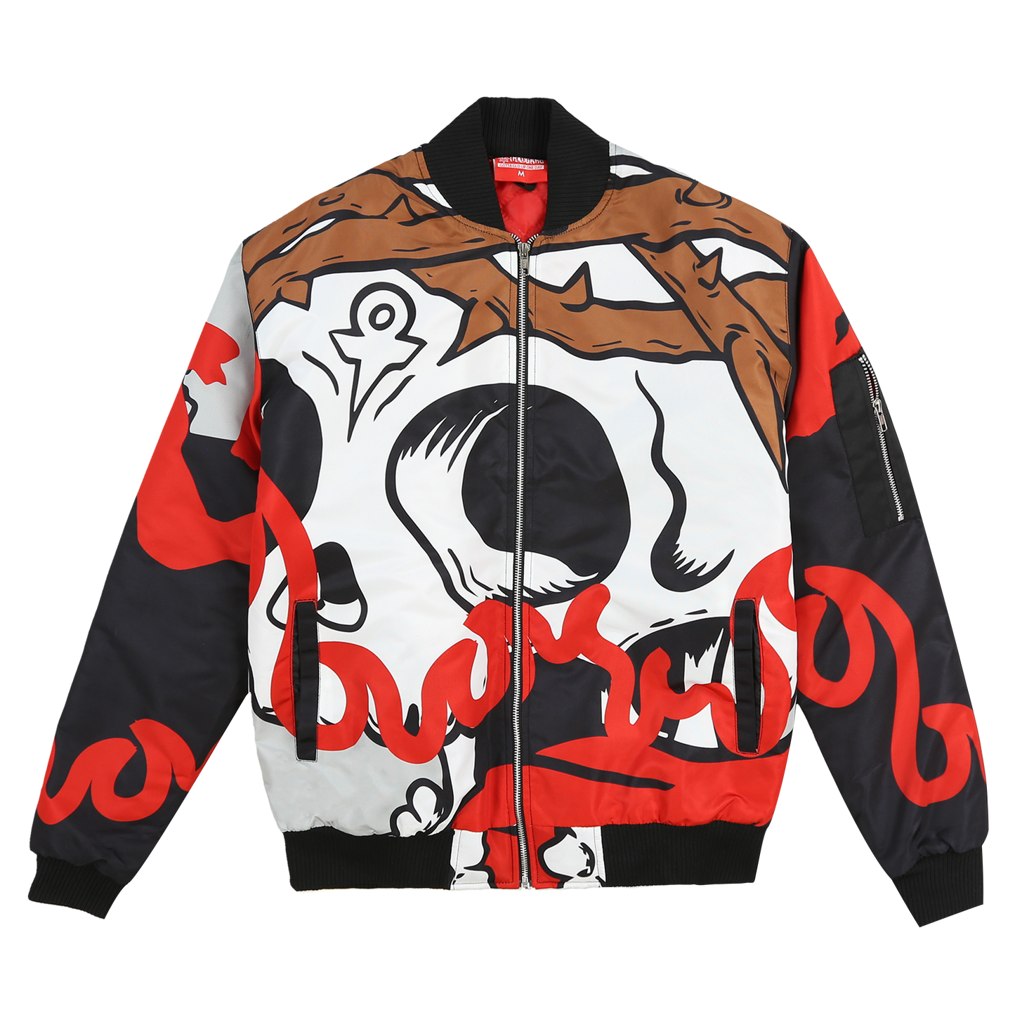 Skull of Glory Bomber Jacket (Red)