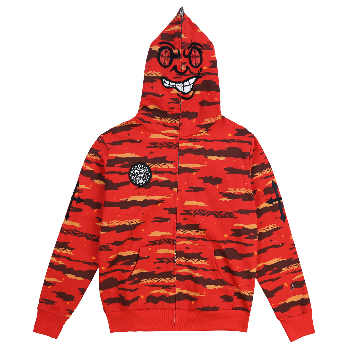 Glo Savage Hoodie (Red Camo)