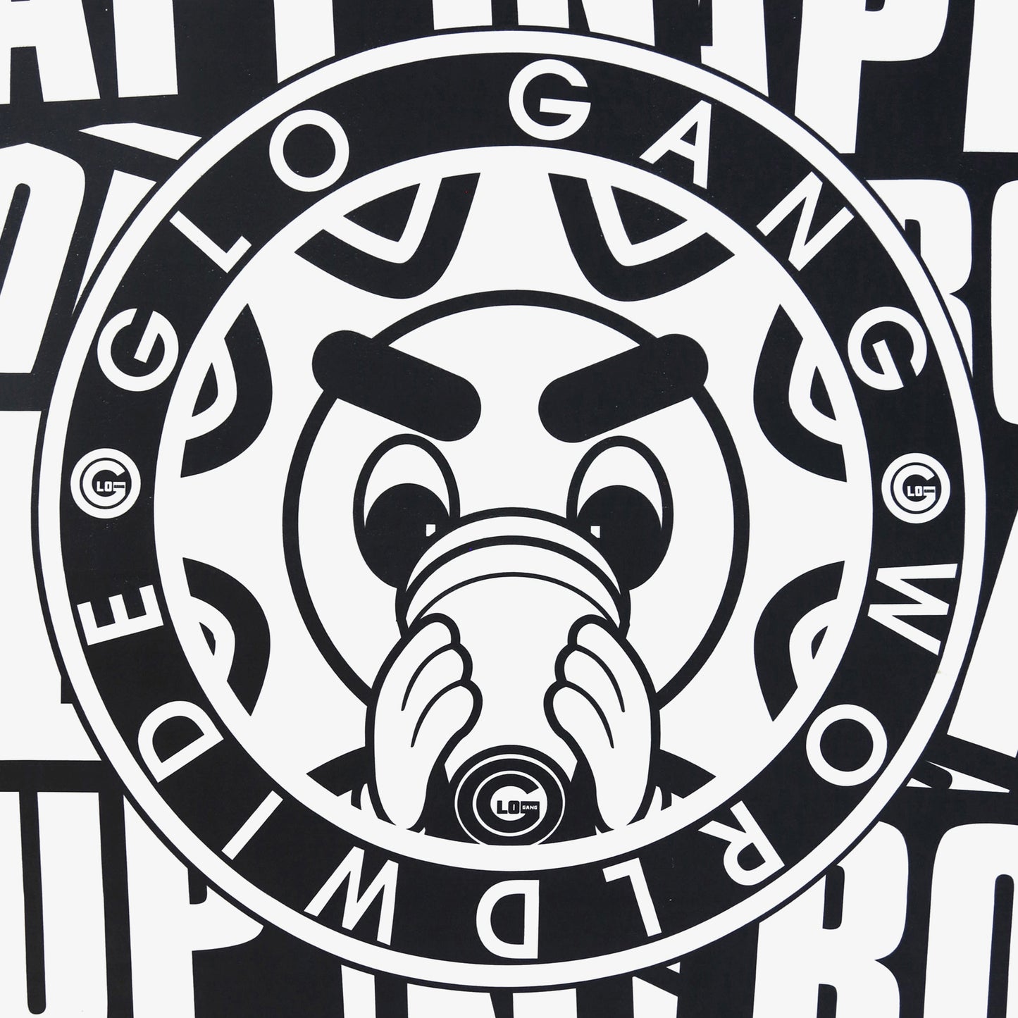 Cappin Boolin Towel (Black/White)