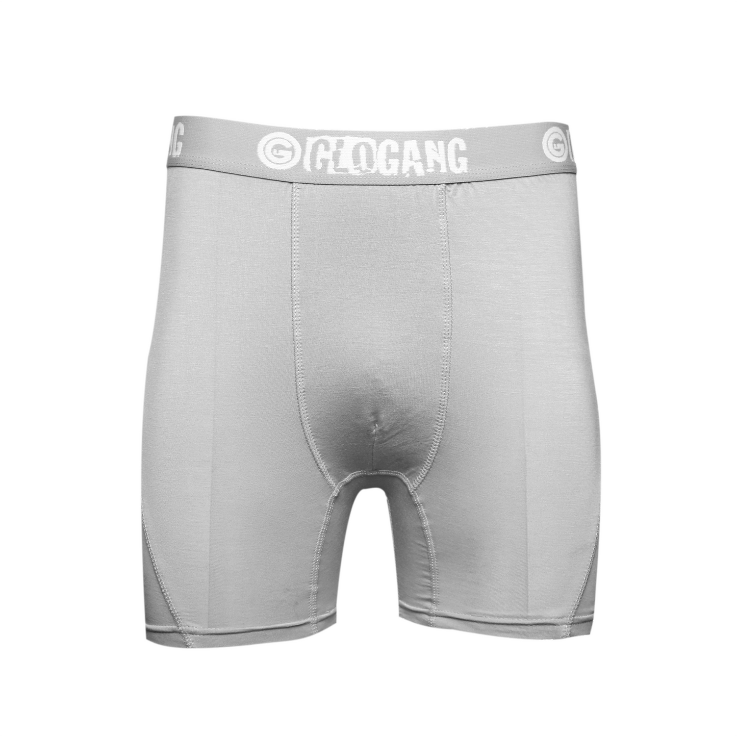 Glo Gang Boxer Briefs 2-Pack (Black/Athletic Grey)