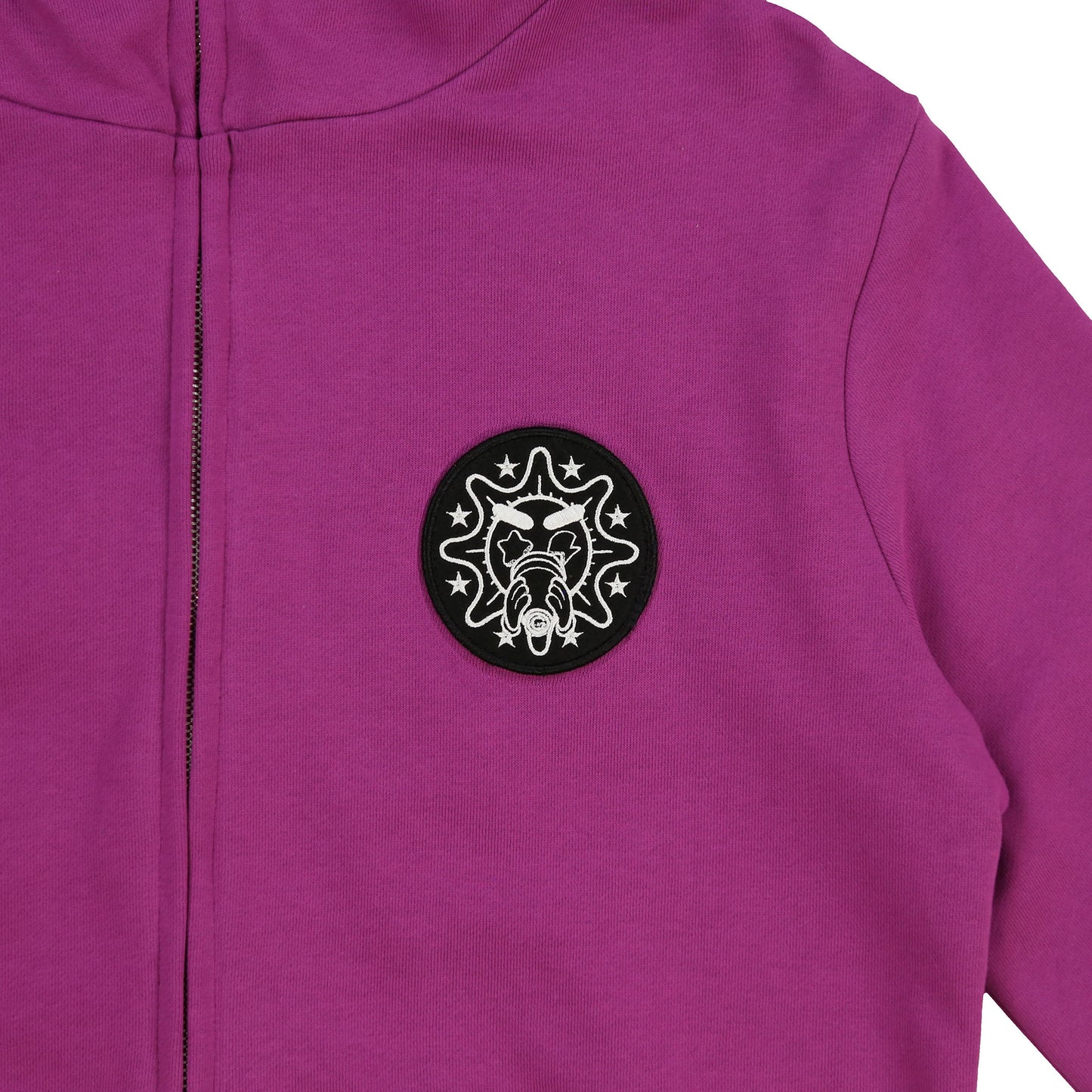 Glo Man Zip Hoodie (Purple)