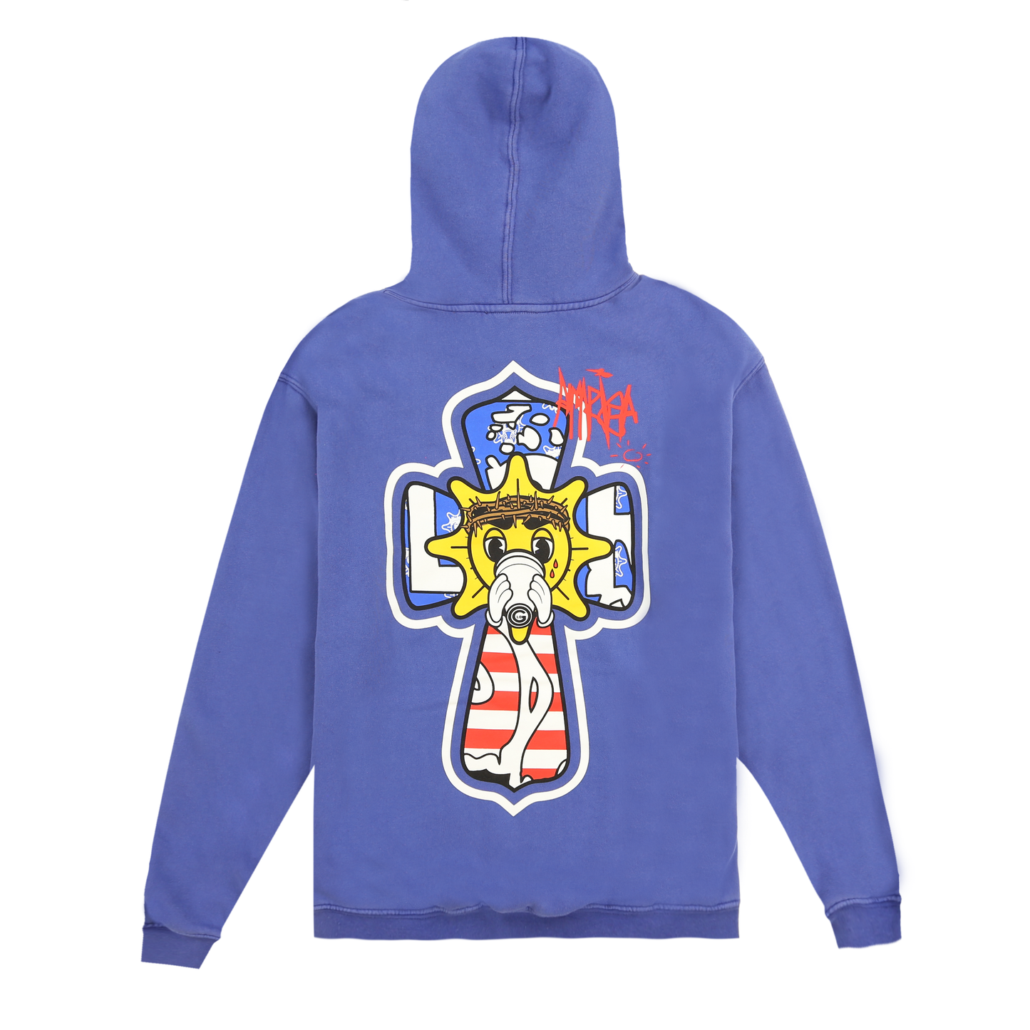 God Bless America Hoodie (Vintage Blue)