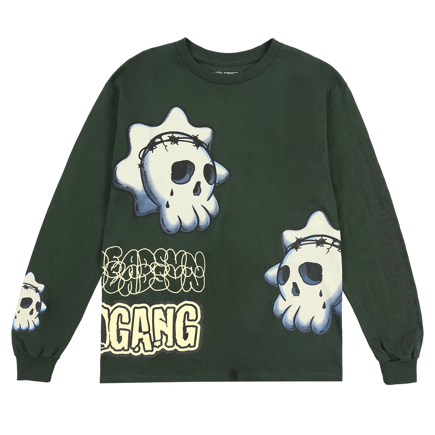 Skull Graf Love Long sleeve (Green)