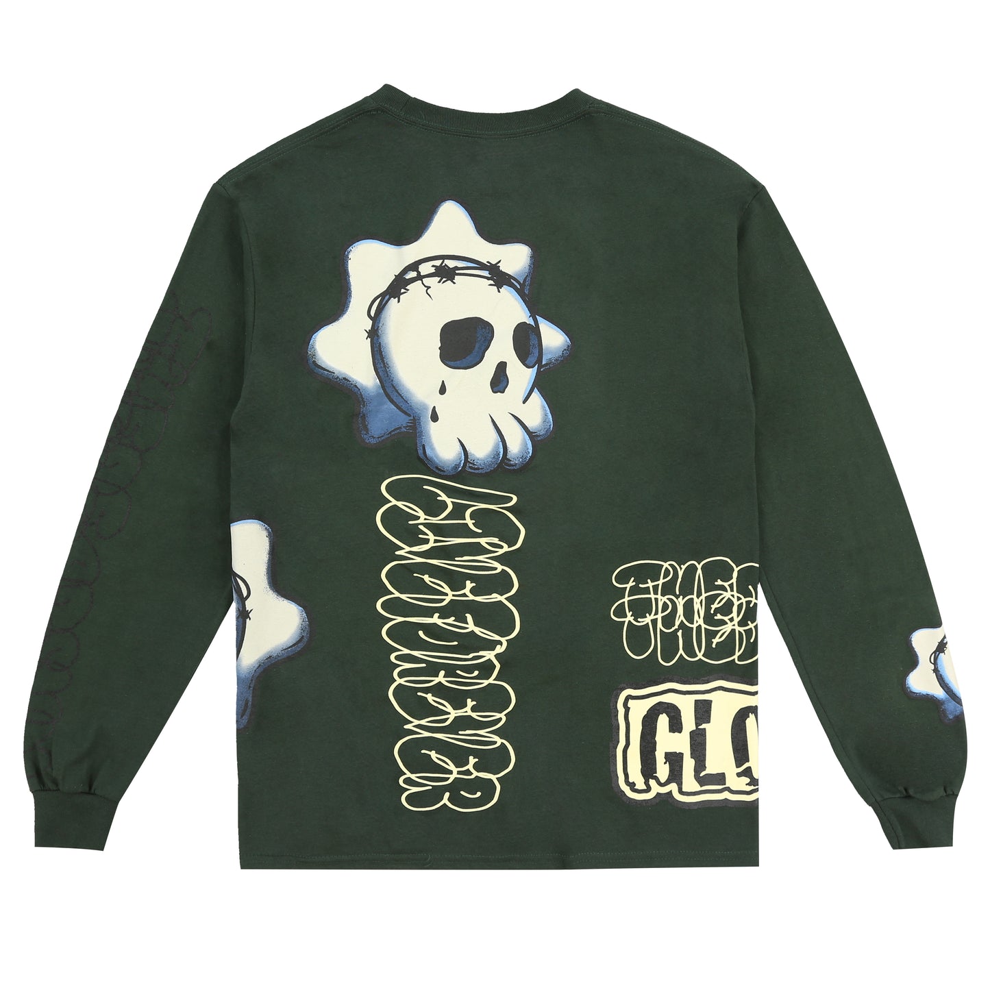 Skull Graf Love Long sleeve (Green)