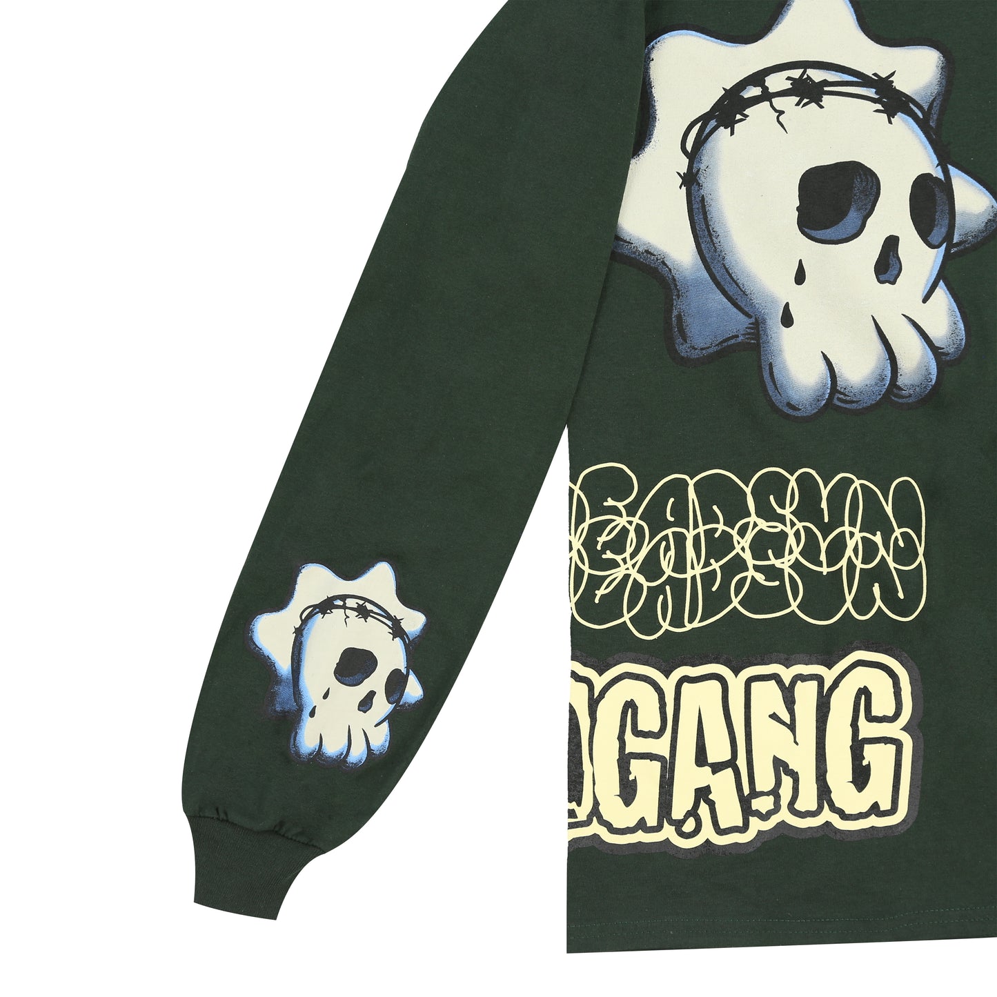Skull Graf Love Long sleeve (Green)
