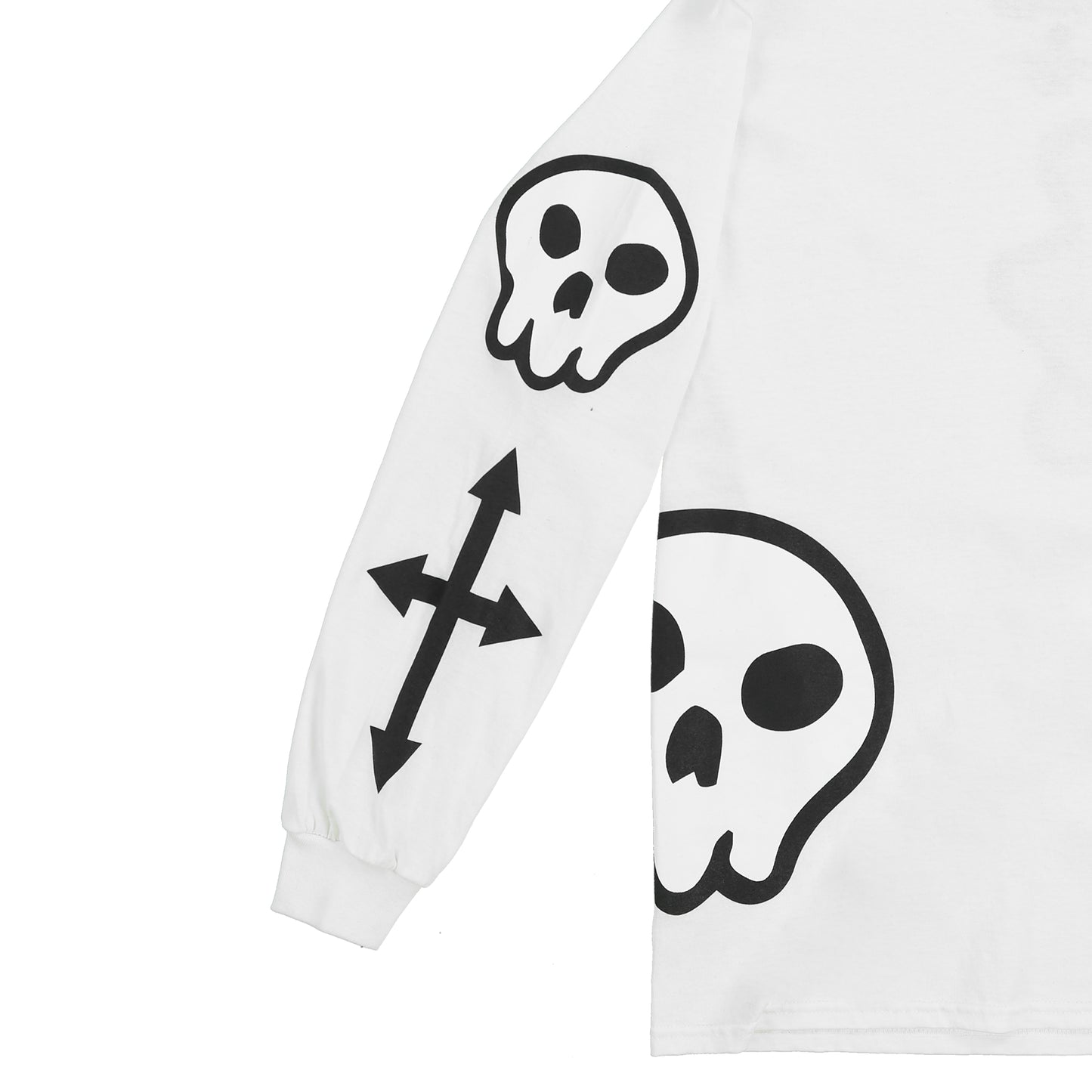 Sun and Skulls Long sleeve (White)