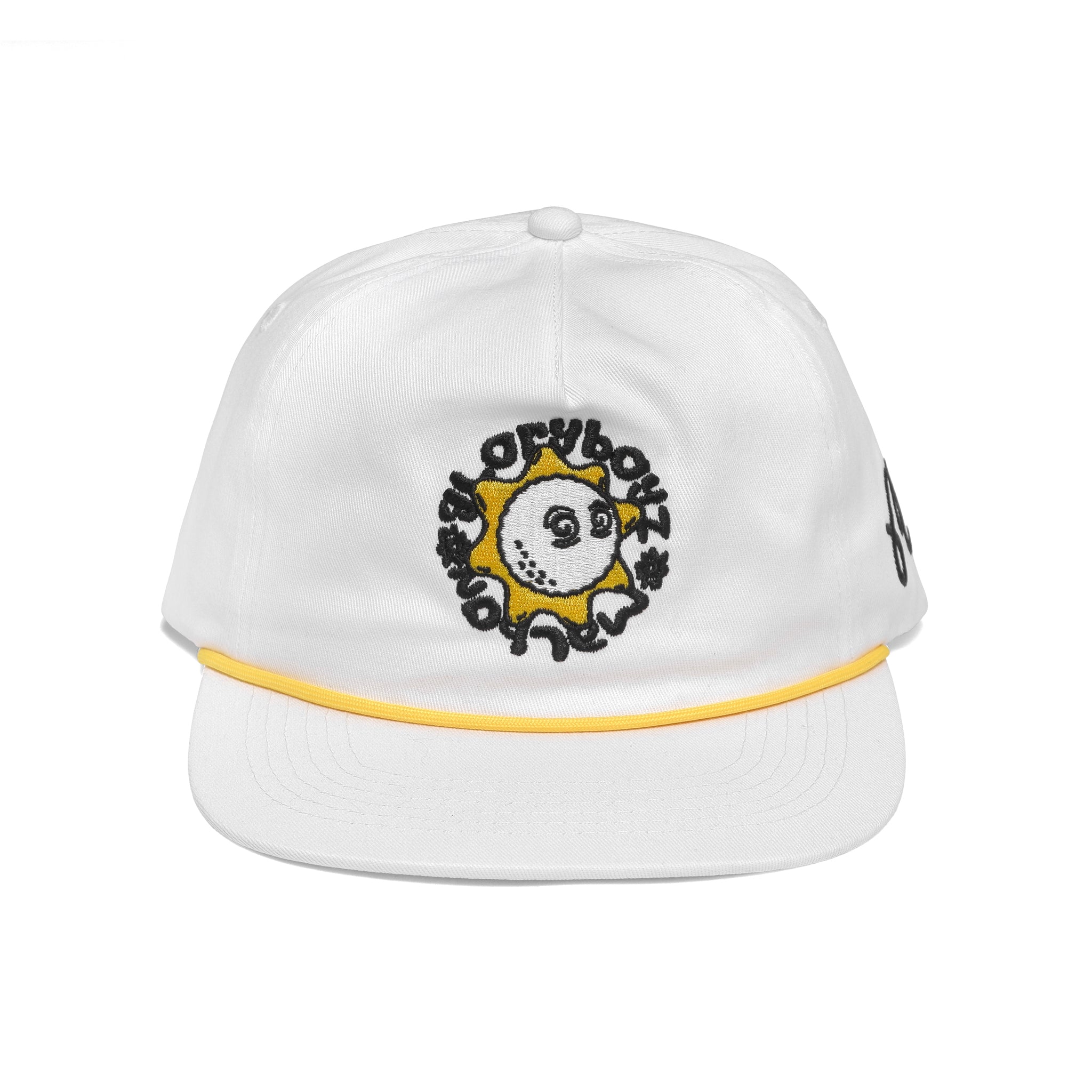Malbon x Gloryboyz Rope Hat (White) – Glo Gang Worldwide