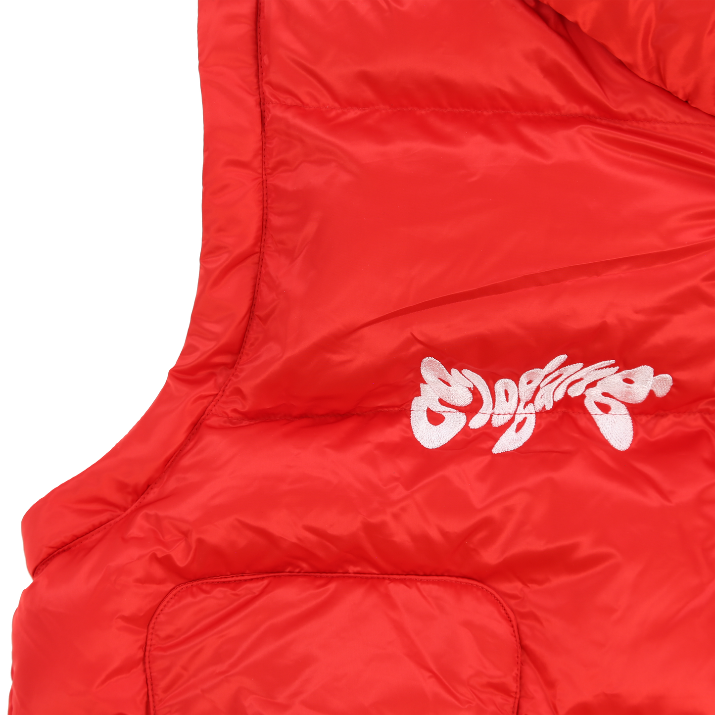Glocler Flare Collar Puffer Jacket (Red)