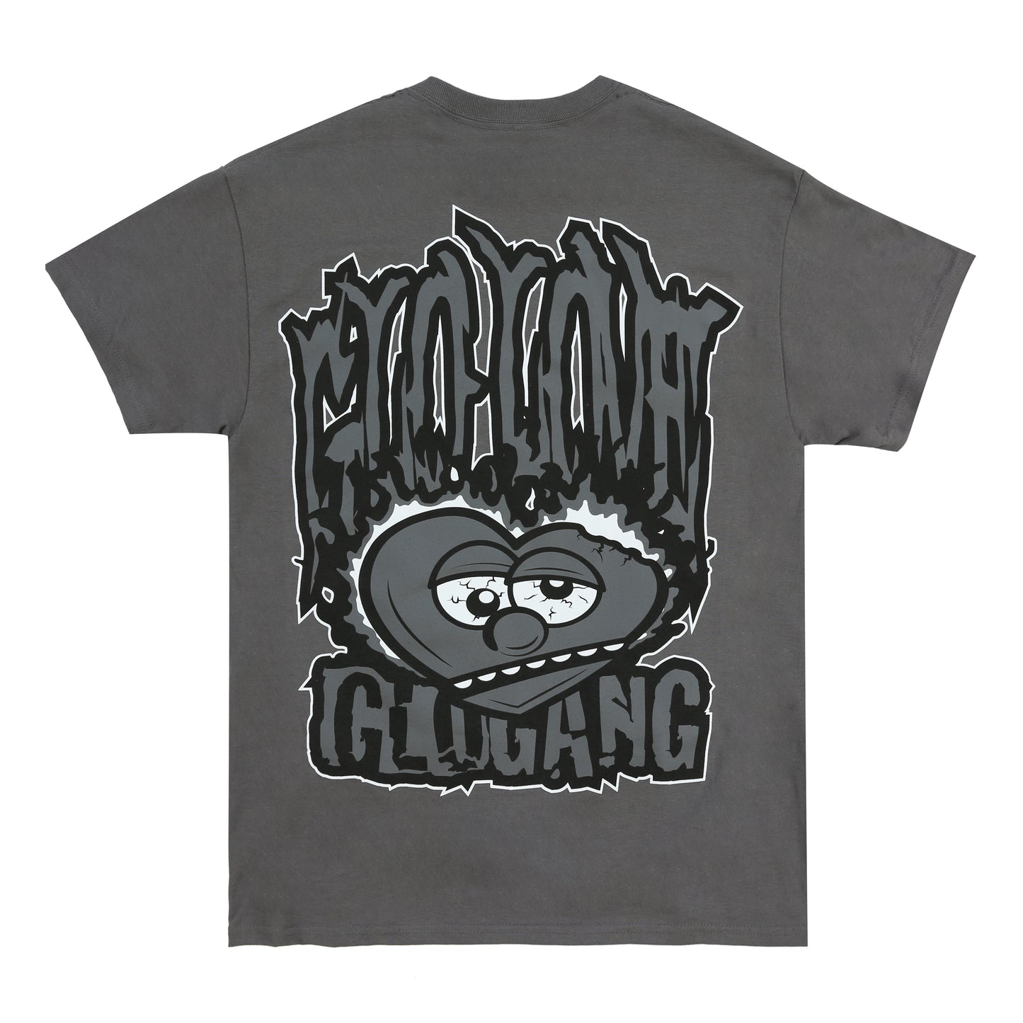 Glo Love Flamed Tee (Charcoal)