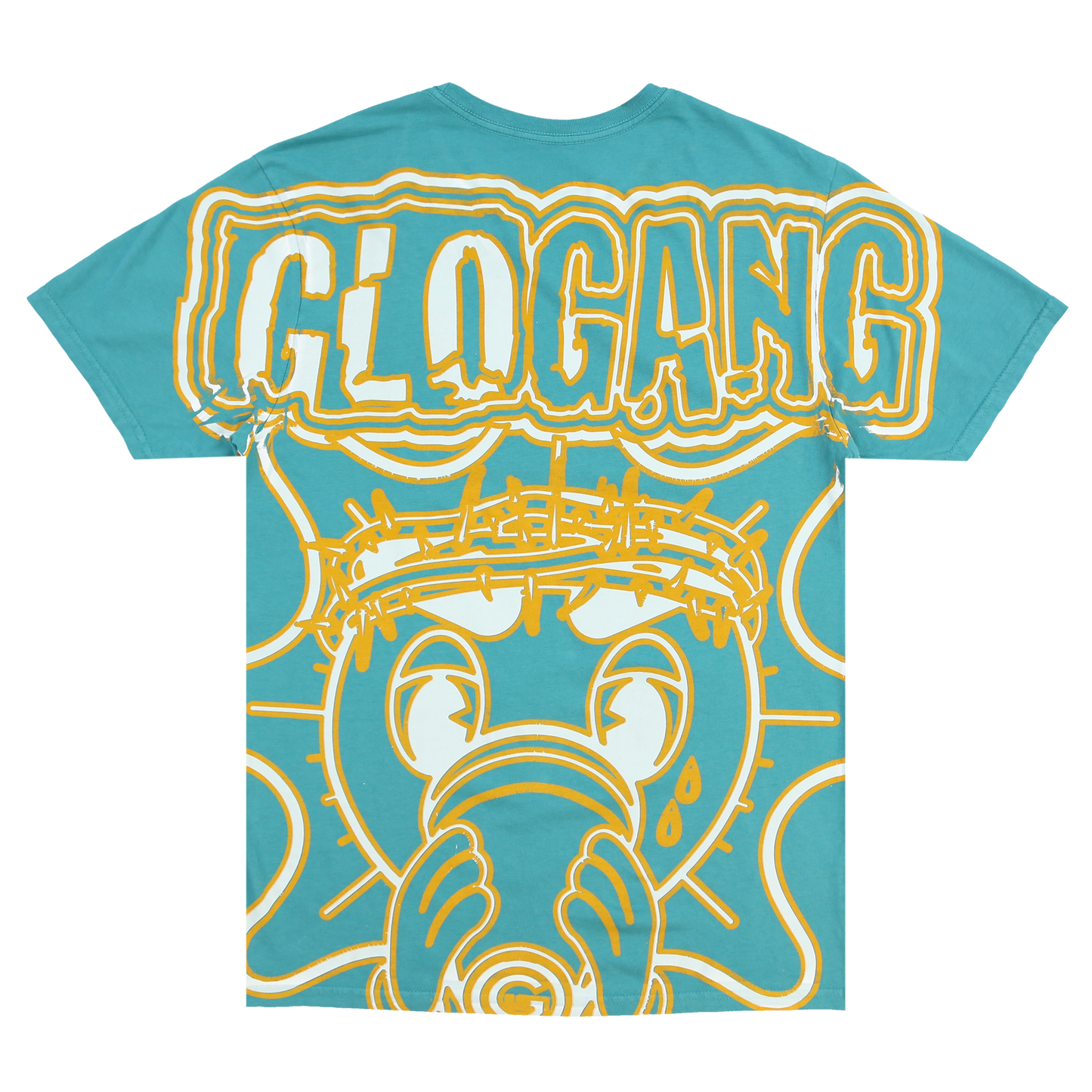 Almighty Oversized Outlined Tee (Teal)