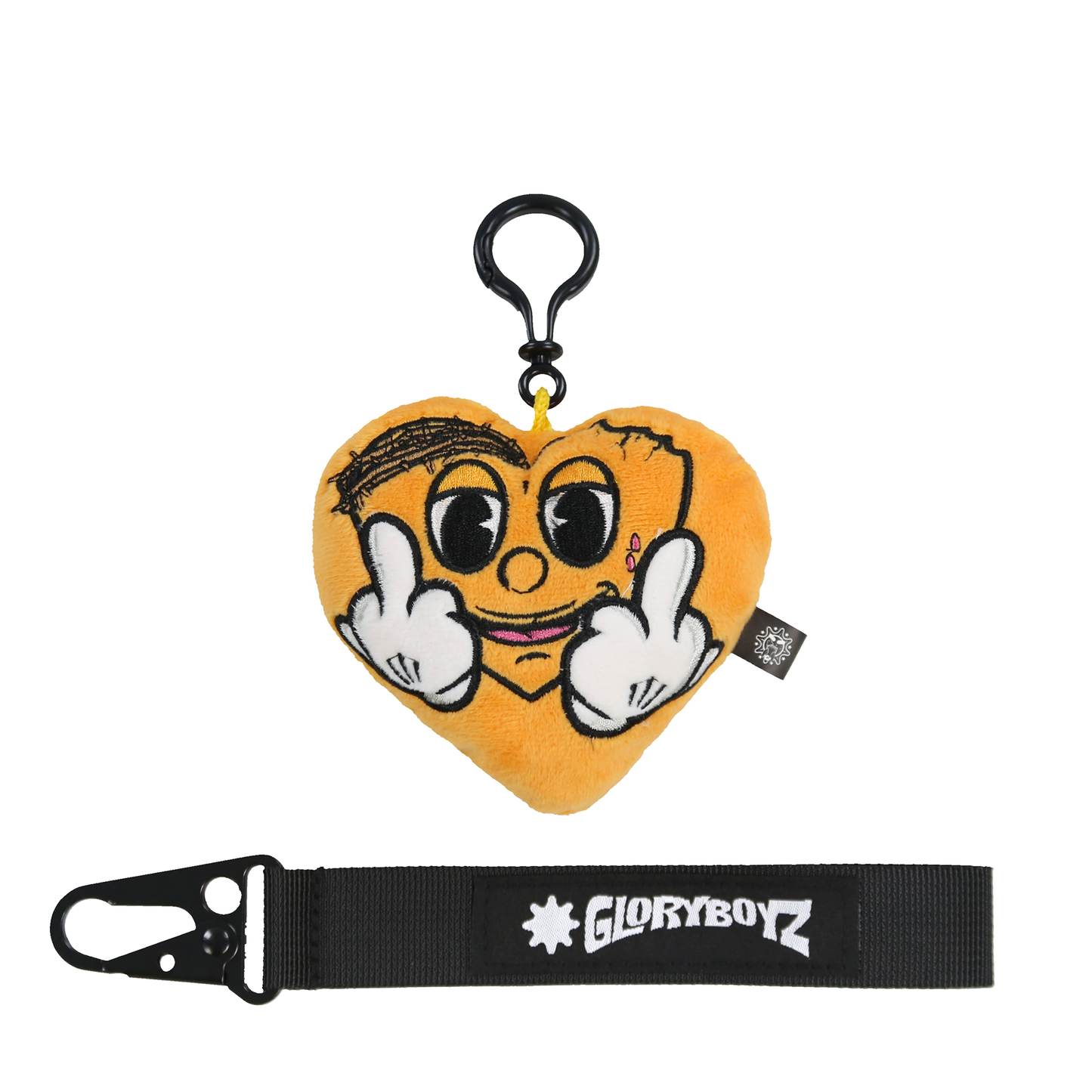 Fck Love Plush Pouch Keychain