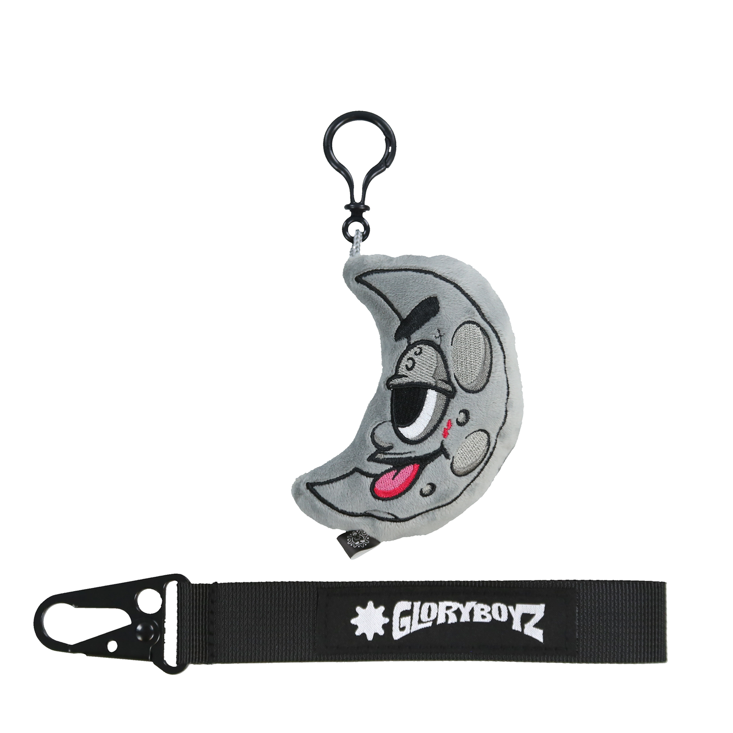 Glo Moon Plush Pouch Keychain