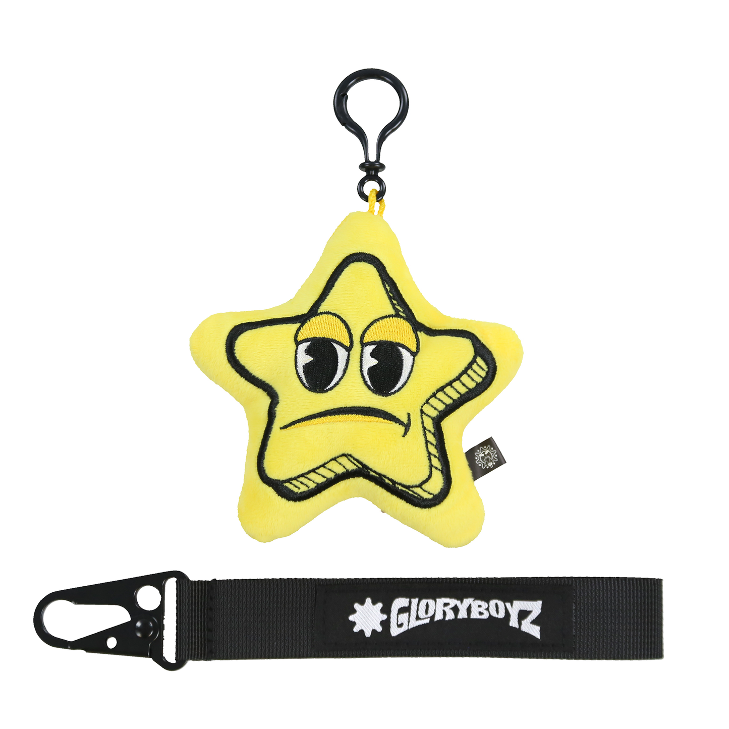 Glo Star Plush Pouch Keychain