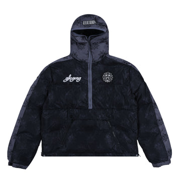Glo Arctic Half Zip Puffer Jacket (Black)