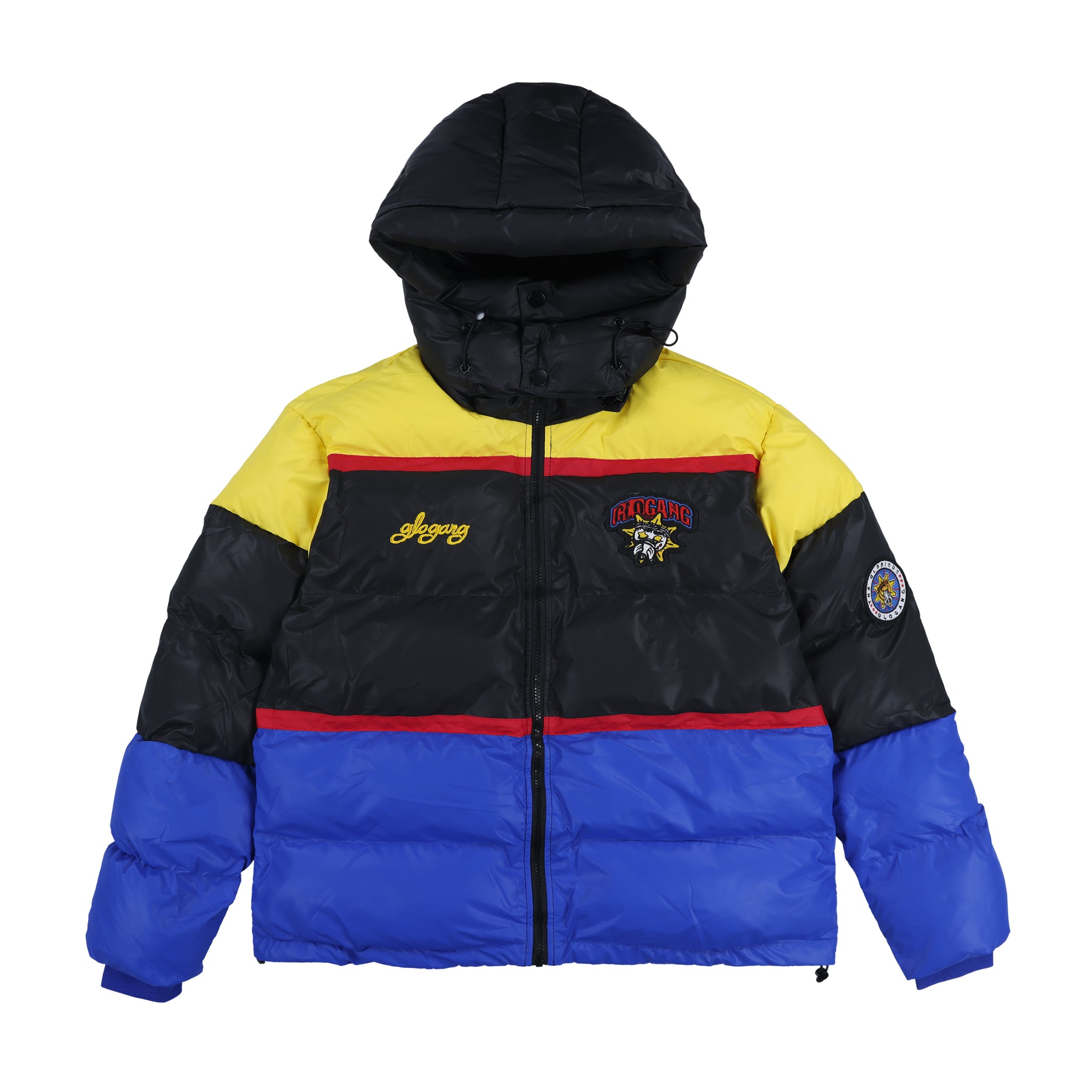 Glo Arctic Explorer Puffer Jacket (Blue/Yellow)