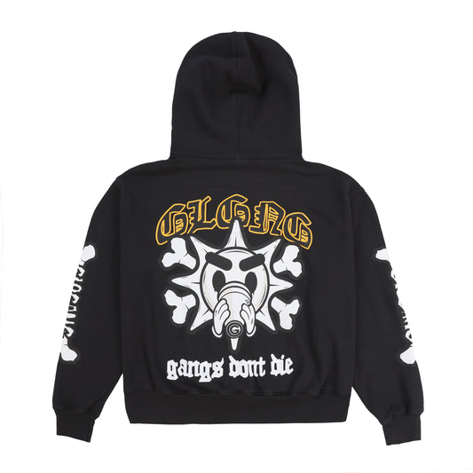 Gangs Don't Die Bones Hoodie (Black)