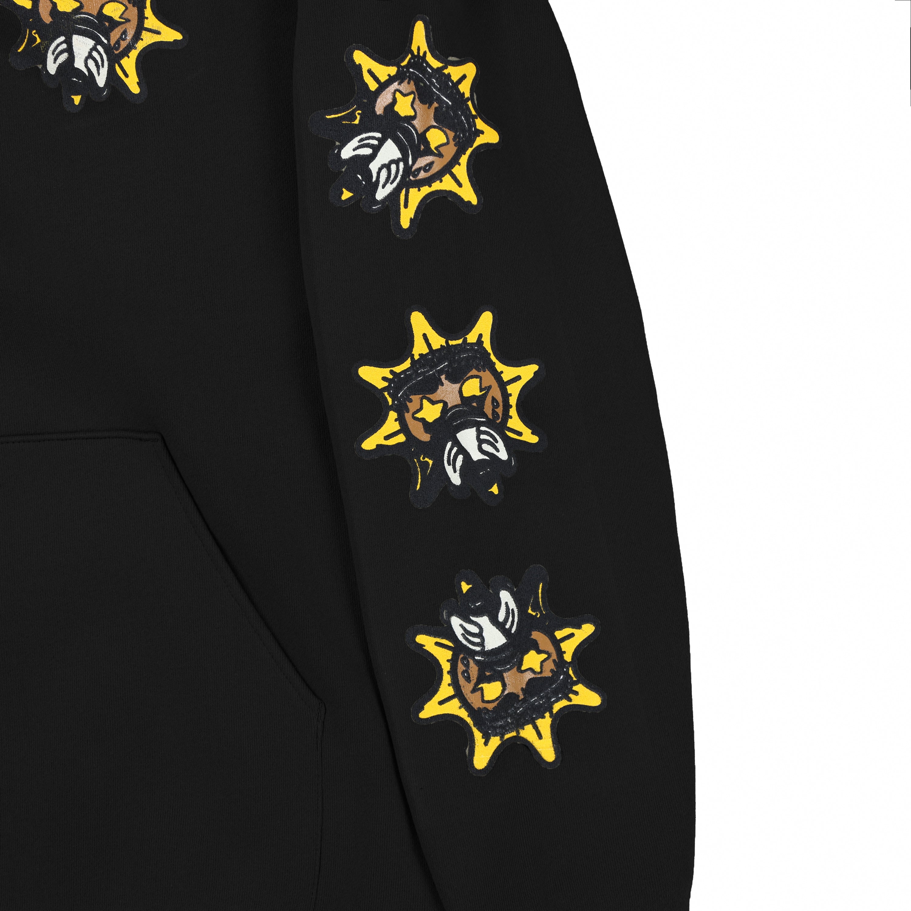 GLOGANG 人気 Deserted Sun Hoodie フーディ Deserted Sun Hoodie (Black)