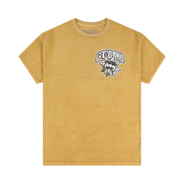 Distressed Logo Glo Tee (Yellow)