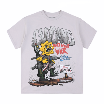 Don't Want War Tee V2 (Grey)