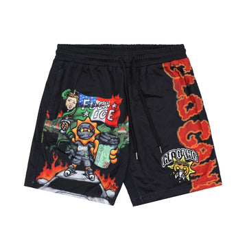 F*ck Ice Mesh Shorts (Black)