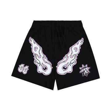 Flaming Glo Shorts (Black)