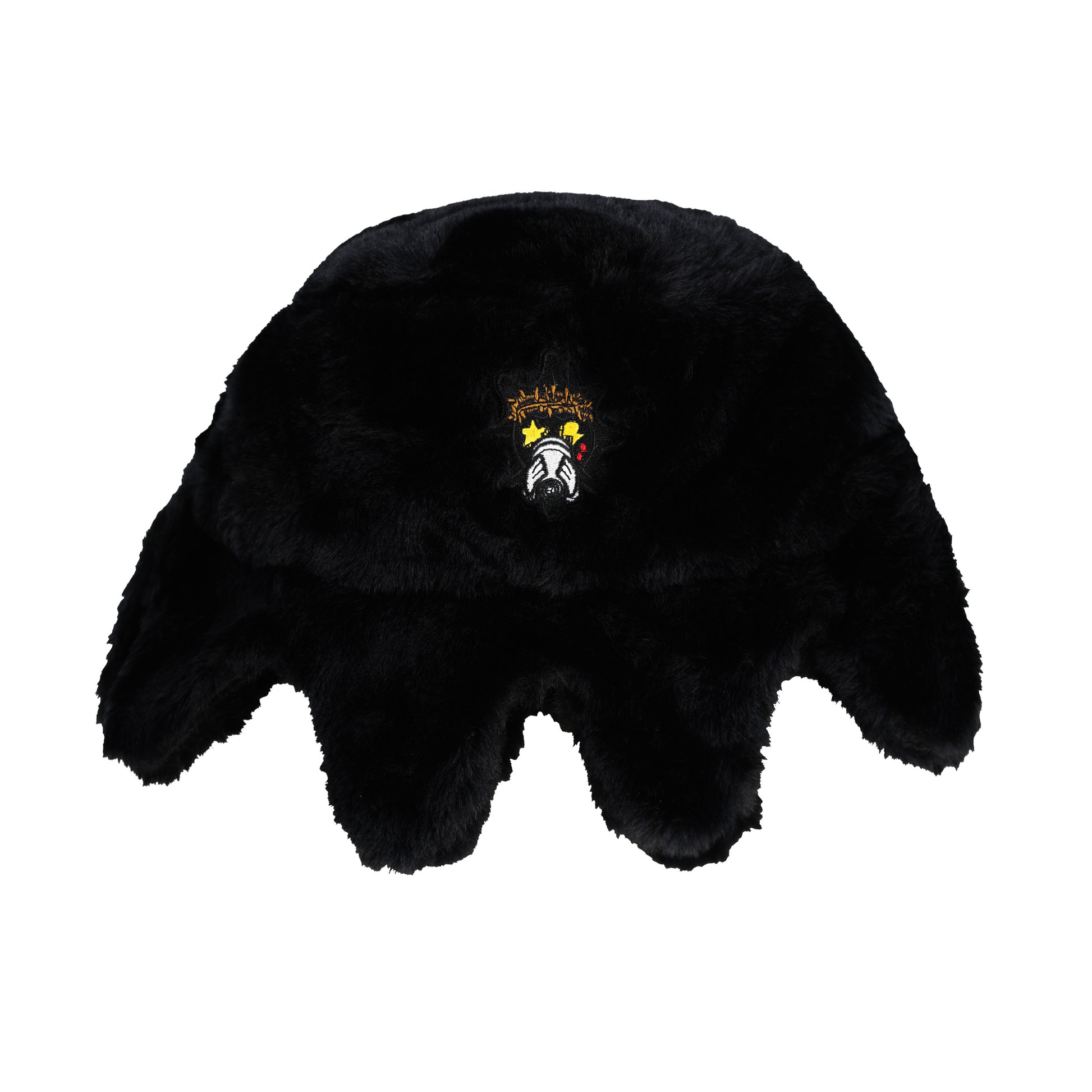 Furry Glo Sun Bucket Hat (Black)