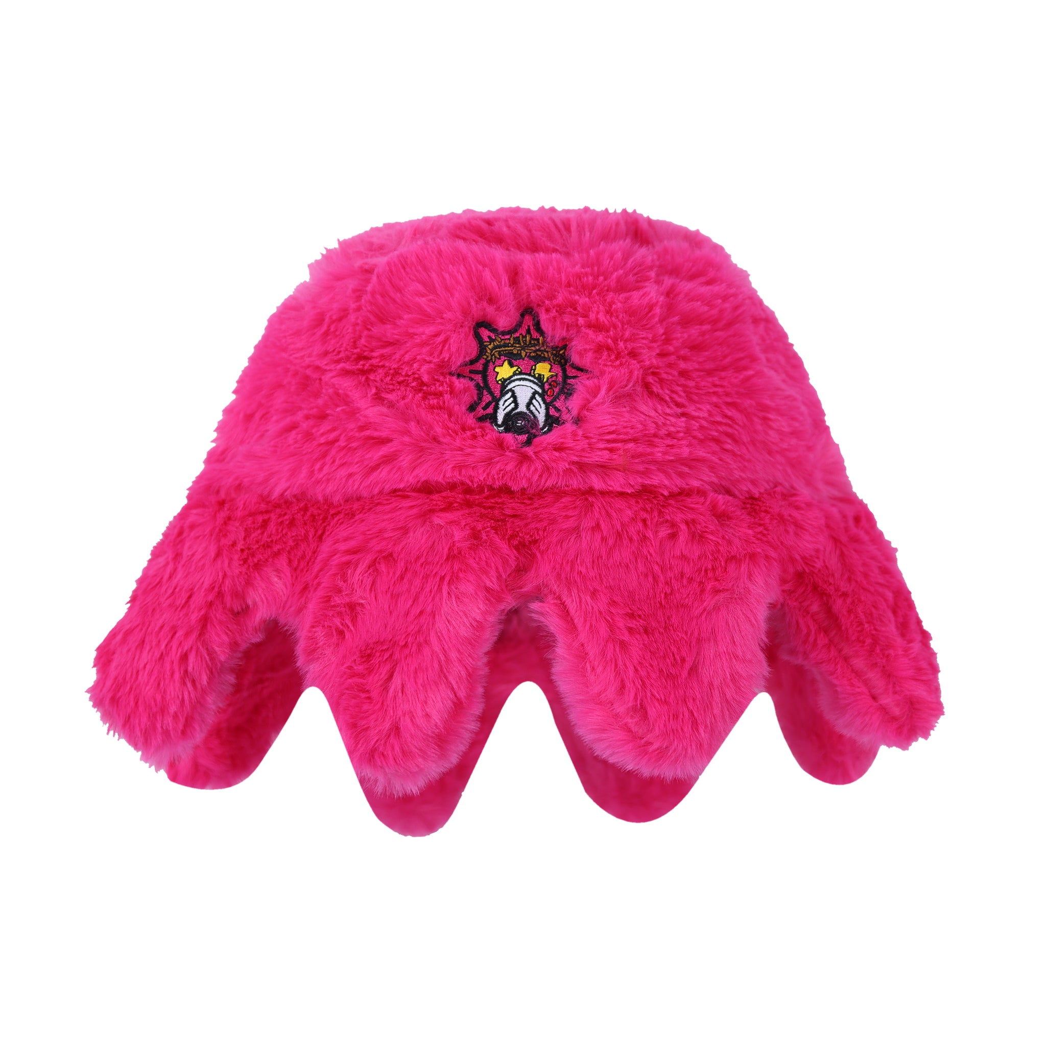 Furry Glo Sun Bucket Hat (Pink)