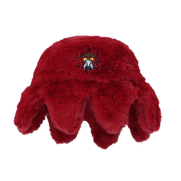 Furry Glo Sun Bucket Hat (Red)