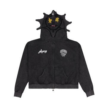 Glo Gang Full Zip Hoodie (Black)