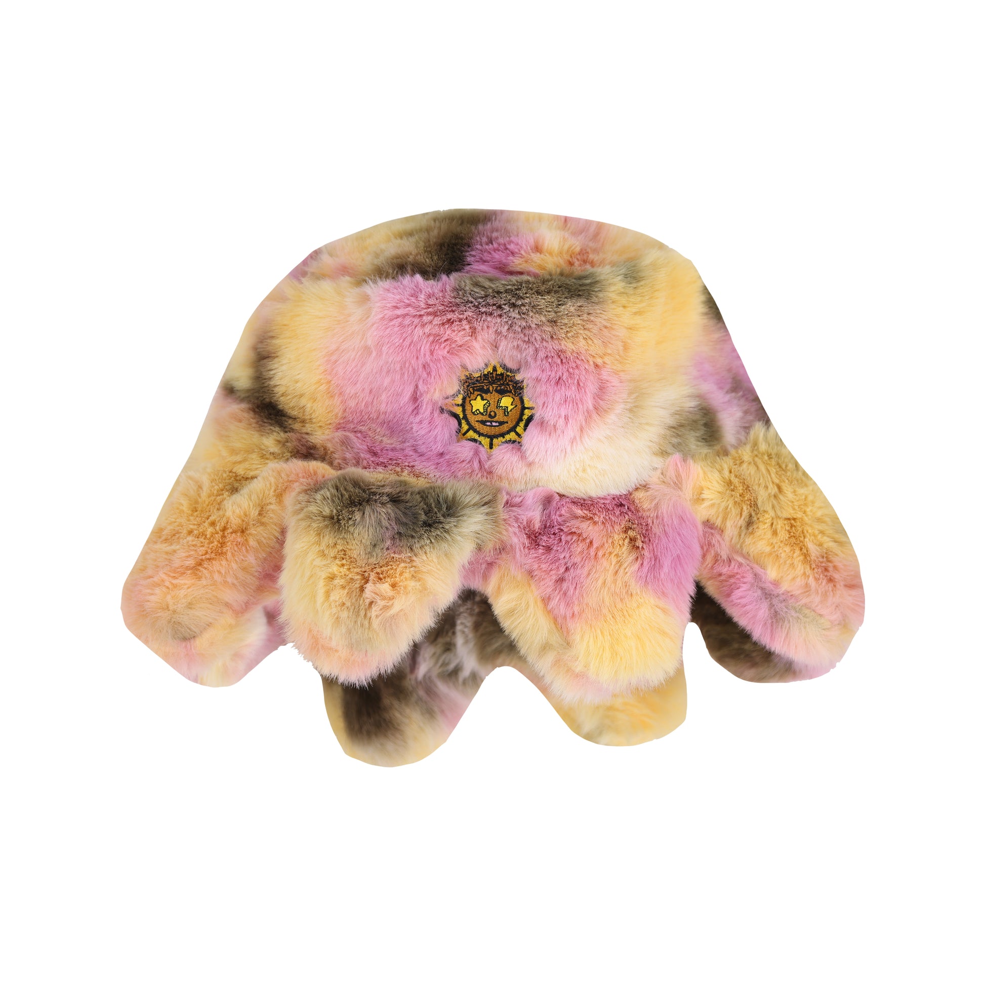 Furry Glo Sun Bucket Hat (Glo Sherbert)